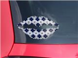 Lips Decal 9x5.5 Boxed Navy Blue