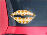 Lips Decal 9x5.5 Boxed Orange