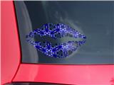 Lips Decal 9x5.5 Daisy Blue