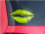 Lips Decal 9x5.5 Softball