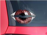 Lips Decal 9x5.5 Eyeball Red