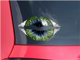 Lips Decal 9x5.5 Eyeball Blue Green