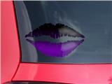 Lips Decal 9x5.5 Smooth Fades Purple Black