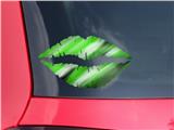 Lips Decal 9x5.5 Paint Blend Green