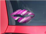 Lips Decal 9x5.5 Paint Blend Hot Pink