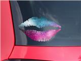Lips Decal 9x5.5 Dynamic Pink Galaxy