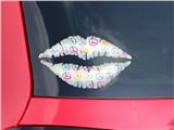 Lips Decal 9x5.5 Kearas Peace Signs