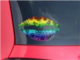 Lips Decal 9x5.5 Cute Rainbow Monsters