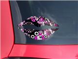 Lips Decal 9x5.5 Pink Star Splatter