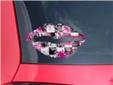 Lips Decal 9x5.5 Checker Skull Splatter