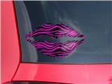 Lips Decal 9x5.5 Pink Zebra