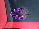 Lips Decal 9x5.5 Purple Graffiti