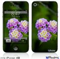 iPhone 4S Decal Style Vinyl Skin - South GA Flower