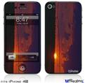iPhone 4S Decal Style Vinyl Skin - South GA Sunset