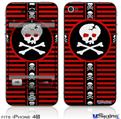 iPhone 4S Decal Style Vinyl Skin - Skull Cross