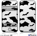 iPhone 4S Decal Style Vinyl Skin - Deathrock Bats