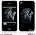 iPhone 4S Decal Style Vinyl Skin - Two Face