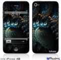 iPhone 4S Decal Style Vinyl Skin - Coral Reef