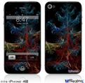 iPhone 4S Decal Style Vinyl Skin - Crystal Tree