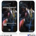 iPhone 4S Decal Style Vinyl Skin - Darkness Stirs