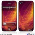 iPhone 4S Decal Style Vinyl Skin - Eruption