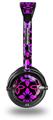 Pink Floral Decal Style Skin fits Skullcandy Lowrider Headphones (HEADPHONES  SOLD SEPARATELY)