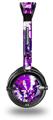 Purple Checker Graffiti Decal Style Skin fits Skullcandy Lowrider Headphones (HEADPHONES  SOLD SEPARATELY)