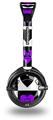 Purple Hearts And Stars Decal Style Skin fits Skullcandy Lowrider Headphones (HEADPHONES  SOLD SEPARATELY)