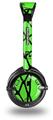 Ripped Fishnets Green Decal Style Skin fits Skullcandy Lowrider Headphones (HEADPHONES  SOLD SEPARATELY)