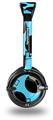 Kearas Polka Dots Black And Blue Decal Style Skin fits Skullcandy Lowrider Headphones (HEADPHONES  SOLD SEPARATELY)