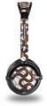 Locknodes 01 Burnt Orange Decal Style Skin fits Skullcandy Lowrider Headphones (HEADPHONES  SOLD SEPARATELY)