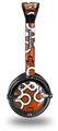 Locknodes 03 Burnt Orange Decal Style Skin fits Skullcandy Lowrider Headphones (HEADPHONES  SOLD SEPARATELY)