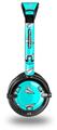 Paper Planes Neon Teal Decal Style Skin fits Skullcandy Lowrider Headphones (HEADPHONES  SOLD SEPARATELY)