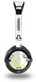 Kearas Flowers on White Decal Style Skin fits Skullcandy Lowrider Headphones (HEADPHONES  SOLD SEPARATELY)