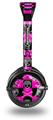 Skull and Crossbones Checkerboard Decal Style Skin fits Skullcandy Lowrider Headphones (HEADPHONES  SOLD SEPARATELY)