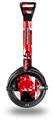 Checkerboard Splatter Decal Style Skin fits Skullcandy Lowrider Headphones (HEADPHONES  SOLD SEPARATELY)