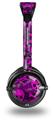 Pink Skull Bones Decal Style Skin fits Skullcandy Lowrider Headphones (HEADPHONES  SOLD SEPARATELY)