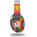 WraptorSkinz Skin Decal Wrap compatible with Beats Studio (Original) Headphones Tie Dye Circles 100 Skin Only (HEADPHONES NOT INCLUDED)