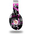WraptorSkinz Skin Decal Wrap compatible with Beats Studio (Original) Headphones SceneKid Pink Skin Only (HEADPHONES NOT INCLUDED)