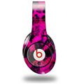 WraptorSkinz Skin Decal Wrap compatible with Beats Studio (Original) Headphones Pink Distressed Leopard Skin Only (HEADPHONES NOT INCLUDED)