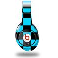 WraptorSkinz Skin Decal Wrap compatible with Beats Studio (Original) Headphones Checkers Blue Skin Only (HEADPHONES NOT INCLUDED)