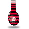 WraptorSkinz Skin Decal Wrap compatible with Beats Studio (Original) Headphones Stripes Red Skin Only (HEADPHONES NOT INCLUDED)