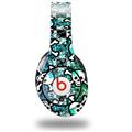 WraptorSkinz Skin Decal Wrap compatible with Beats Studio (Original) Headphones Splatter Girly Skull Rainbow Skin Only (HEADPHONES NOT INCLUDED)