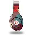 WraptorSkinz Skin Decal Wrap compatible with Beats Studio (Original) Headphones Flowers Pattern 04 Skin Only (HEADPHONES NOT INCLUDED)