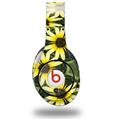 WraptorSkinz Skin Decal Wrap compatible with Beats Studio (Original) Headphones Daisies Yellow Skin Only (HEADPHONES NOT INCLUDED)