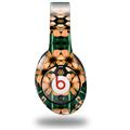 WraptorSkinz Skin Decal Wrap compatible with Beats Studio (Original) Headphones Floral Pattern Orange Skin Only (HEADPHONES NOT INCLUDED)