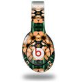 WraptorSkinz Skin Decal Wrap compatible with Beats Studio (Original) Headphones Floral Pattern Orange Skin Only (HEADPHONES NOT INCLUDED)