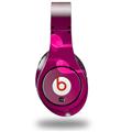 WraptorSkinz Skin Decal Wrap compatible with Beats Studio (Original) Headphones Bokeh Music Hot Pink Skin Only (HEADPHONES NOT INCLUDED)