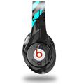 WraptorSkinz Skin Decal Wrap compatible with Beats Studio (Original) Headphones Baja 0014 Neon Teal Skin Only (HEADPHONES NOT INCLUDED)