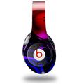 WraptorSkinz Skin Decal Wrap compatible with Beats Studio (Original) Headphones Liquid Metal Chrome Flame Hot Skin Only (HEADPHONES NOT INCLUDED)